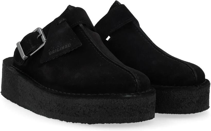 Clarks Stijlvolle Trekwedge Mule Verhoog Stijl Black Dames - Foto 4