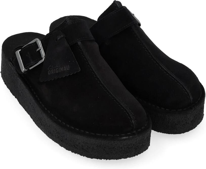 Clarks Stijlvolle Trekwedge Mule Verhoog Stijl Black Dames - Foto 2