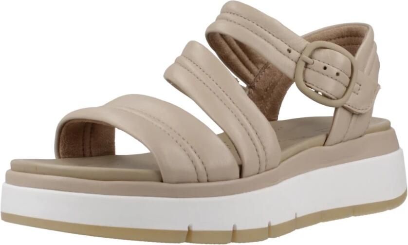 Clarks Sandalen Tuscan Strap sandalette flats zomerschoen met plateausool - Foto 4