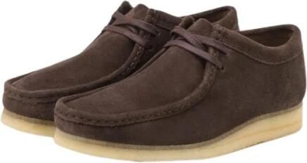 Clarks Donkerbruine Suède Heren Mocassin Schoen Brown Heren - Foto 3