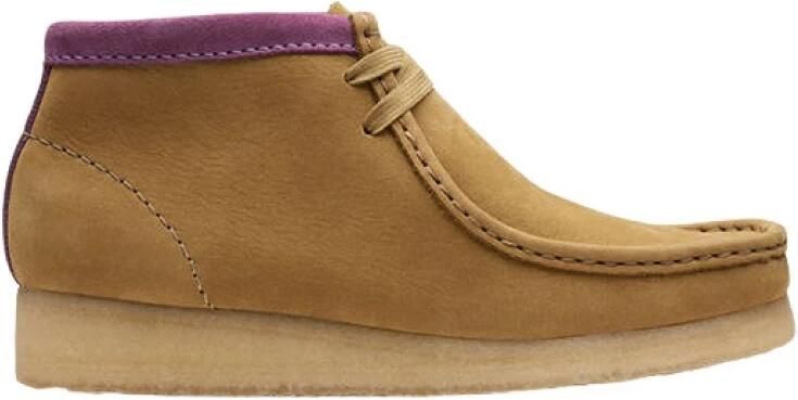Clarks Originals Clarks heren veterboot Wallabee Scout nubuck camel