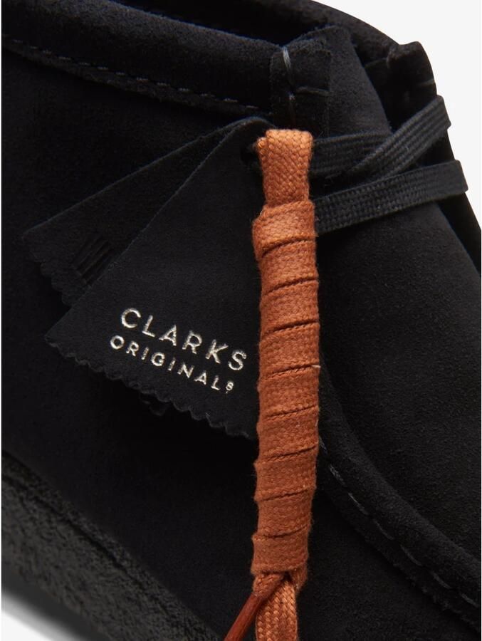 Clarks Originals Wallabee Boot Womens Black Sde Laarzen 26155521 - Foto 13