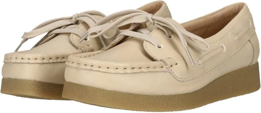 Clarks Wallabee EVO Sea dames veterschoen beige - Foto 6