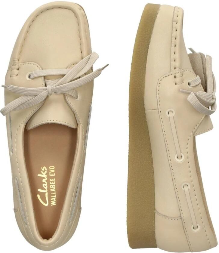 Clarks Wallabee EVO Sea dames veterschoen beige - Foto 3