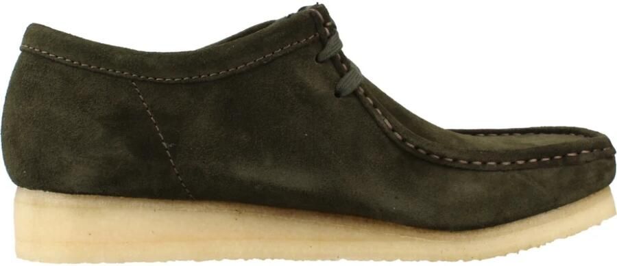 Clarks Schnürschuhe Wallabee Forest Green Sde - Foto 6