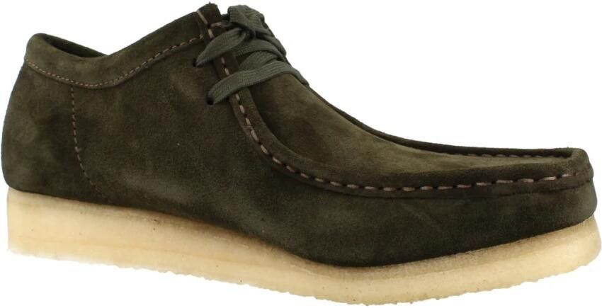 Clarks Schnürschuhe Wallabee Forest Green Sde - Foto 5