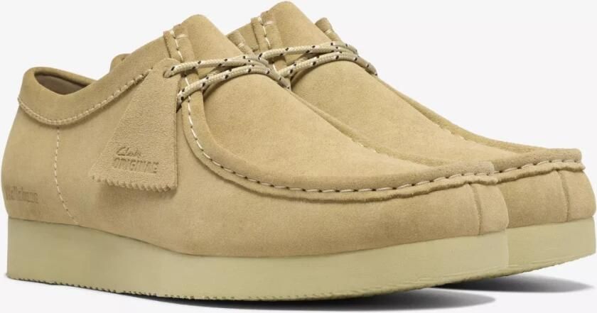 Clarks Wallabee Lite Suède Beige Heren Schoen - Foto 7