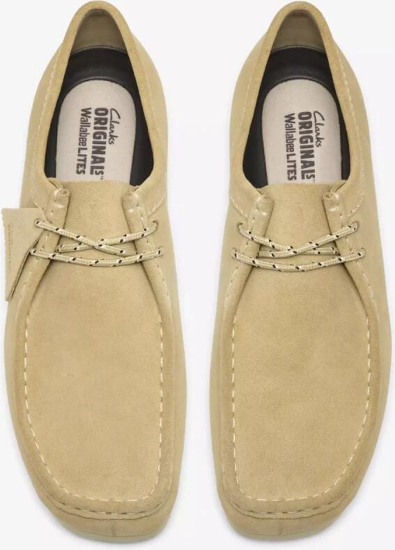 Clarks Wallabee Lite Suède Beige Heren Schoen - Foto 5