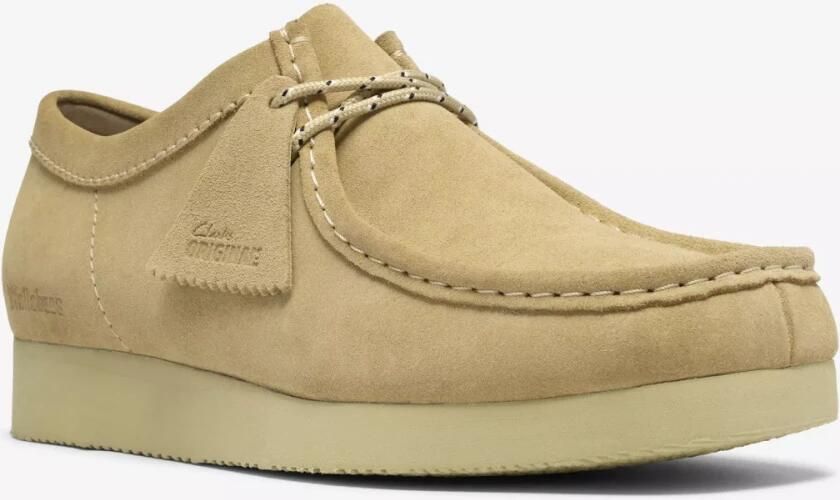 Clarks Wallabee Lite Suède Beige Heren Schoen - Foto 6