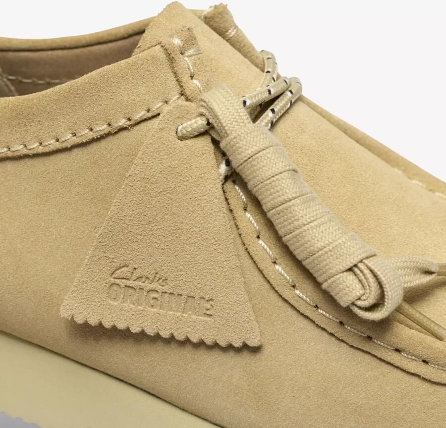 Clarks Wallabee Lite Suède Beige Heren Schoen - Foto 4
