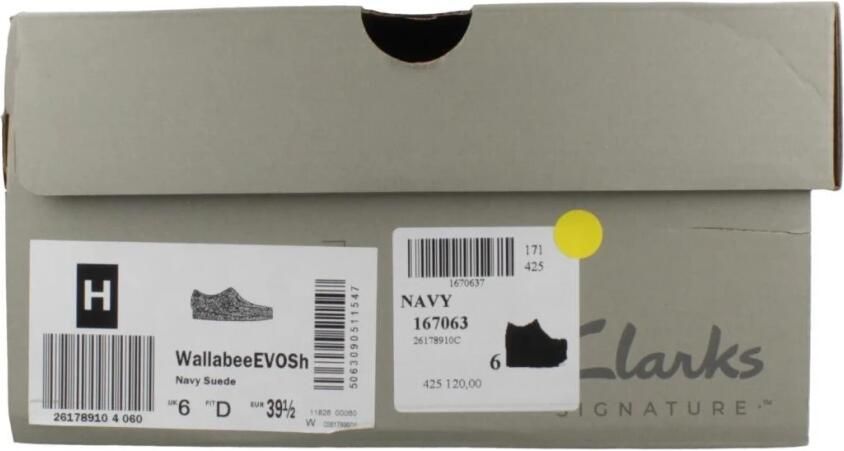 Clarks Ink Suede Wallabee Schoen - Foto 3