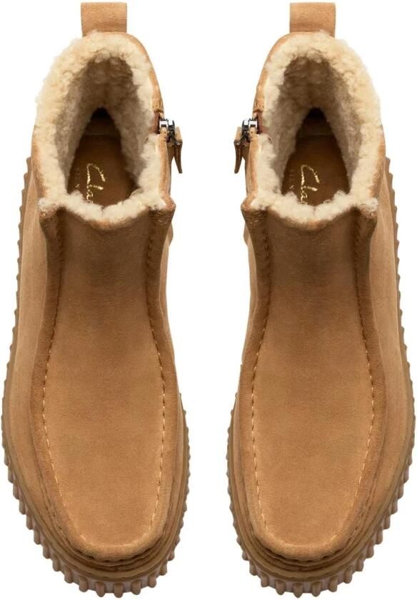 Clarks Winterlaarzen Torhill Moss Desert boots winterboots met markante loopzool - Foto 2