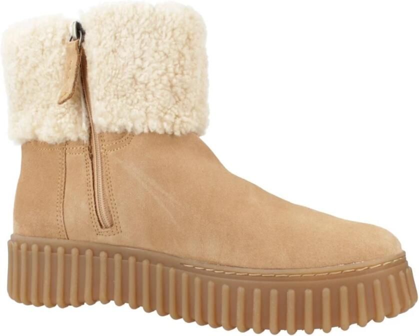 Clarks Winterlaarzen met Torhill Turn Gevoerd