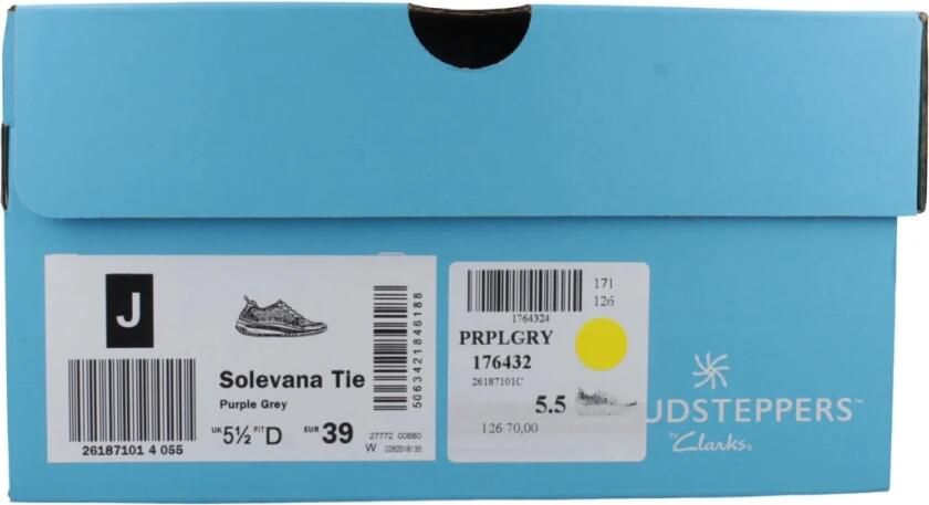 Clarks Shoes Solevana Tie Schoenen Paars Vrouw - Foto 5