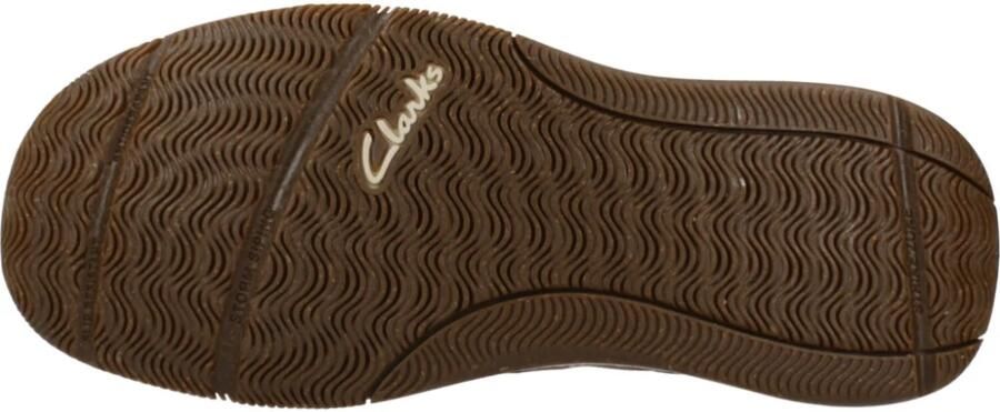 Clarks 26176975 heren instappers sportief (8) bruin - Foto 8