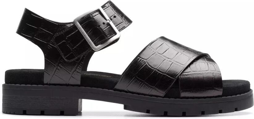 Clarks Zwarte damessandaal Orinoco Cross