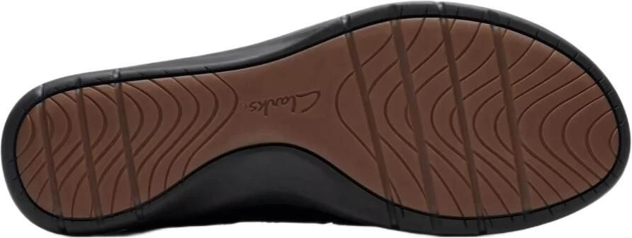 Clarks Zwarte leren instaploafers voor dames - Foto 3
