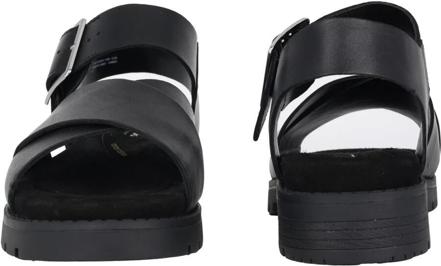 Clarks Zwarte Leren Sandaal Orinoco Cross