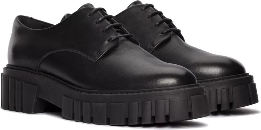 Clarks Zwarte Leren Veterschoenen - Foto 2