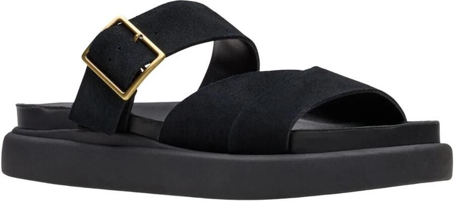 Clarks Zwarte Muilezel Sandaal