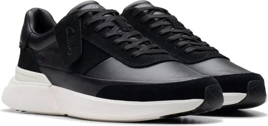 Clarks Lage Sneakers Craft Pace leren - Foto 4