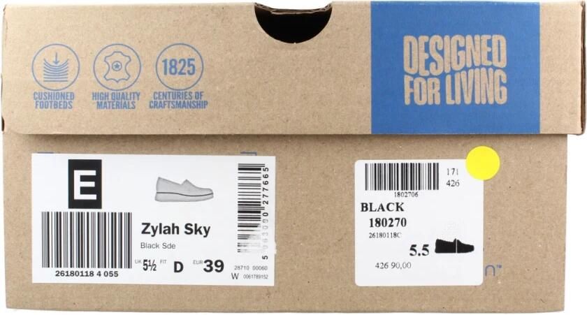 Clarks Shoes Zylah Sky Schoenen Zwart 1 2 Vrouw - Foto 7