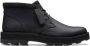 Clarks DB WP Leren Booties Zwart Heren - Thumbnail 4