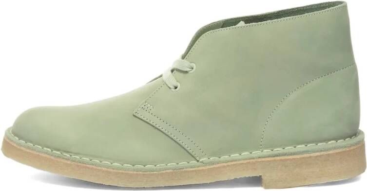 Clarks Desert Boot Pale Green Suede