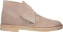 Clarks Woestijnlaars Zand Suède Stijlvolle Schoenen Beige Dames - Thumbnail 2