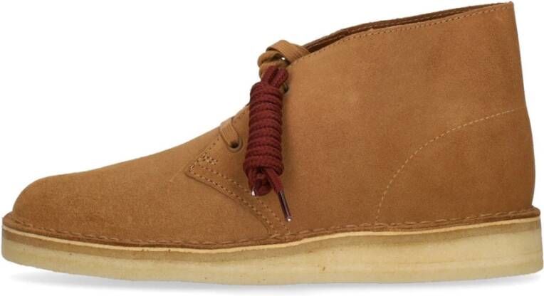 Clarks Donker Zand Suède Heren Lifestyle Schoen Brown Heren - Foto 2