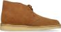 Clarks Donker Zand Suède Heren Lifestyle Schoen Brown Heren - Thumbnail 2