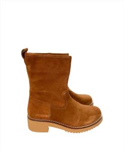 Clarks Eden Mid Chamois Enkellaarzen Bruin Dames