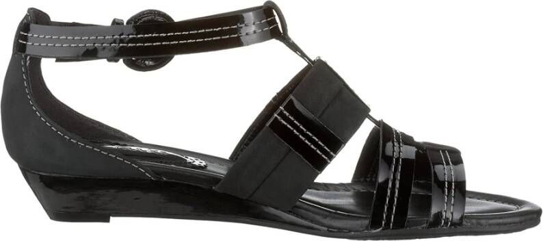 Clarks Elegante Leren Sandalen voor Dames Zwart Dames