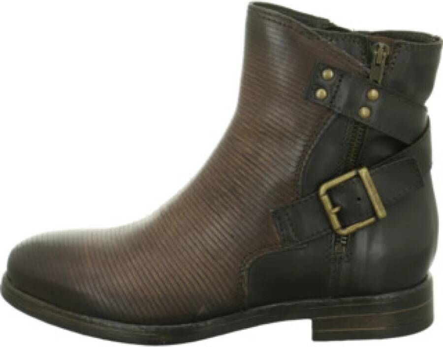 Clarks Enkellaarzen voor dames in donkerbruin