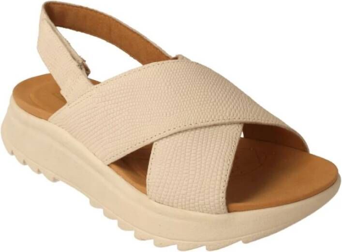 Clarks Sandalen DashLite Wish plateausandaal klittenbandschoen met modieuze kruisbandage - Foto 2