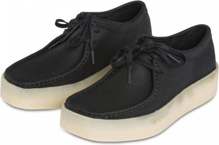 Clarks Wallabee Cup Zwart Leer Casual veterschoenen - Foto 7
