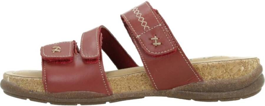 Clarks Flip Flops Red Dames