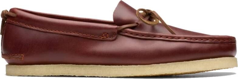 Clarks Godney Mocc Tan Leren Mocassin Schoen