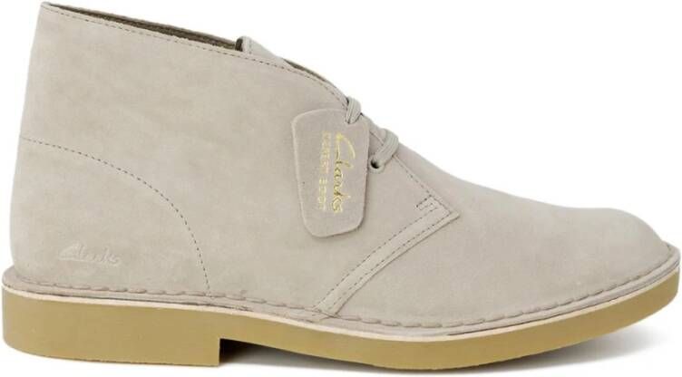 Clarks DESERT~BT~EVO~~~~~~~~~~~~~~~~~ Vrije tijd half-hoogHeren veterschoenHeren sneakers Wit beige - Foto 4