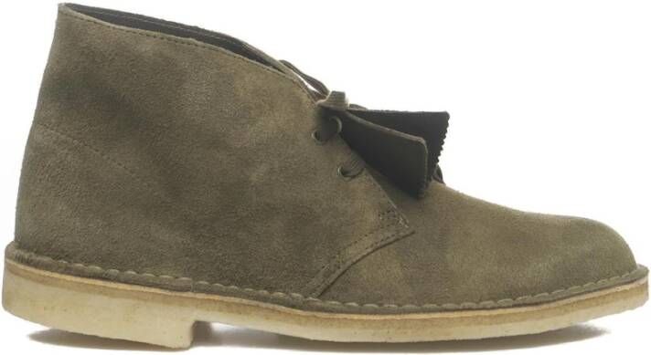 Clarks Groene Enkellaarzen voor Heren Green Heren