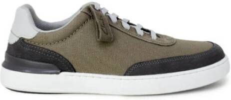 Clarks Groene Vetersneakers voor Heren Groen Heren