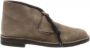 Clarks Stijlvolle Grijze Nubuck Leren Lage Laarzen Grijs Heren - Thumbnail 2