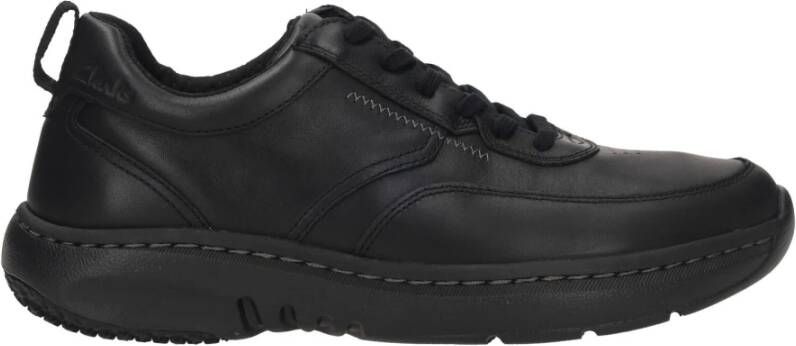 Clarks Heren Werk Lace-Up Sneakers Zwart Heren