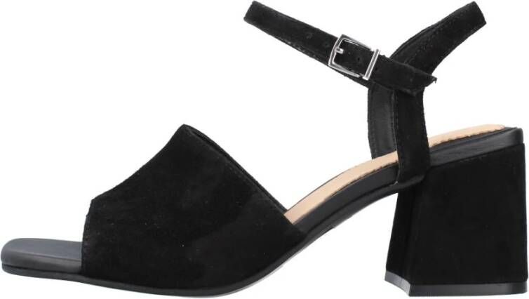 Clarks High Heel Sandals Black Dames