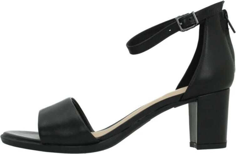Clarks High Heel Sandals Black Dames