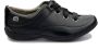 Clarks Inca Lace Leren Sneakers Zwart Dames - Thumbnail 2