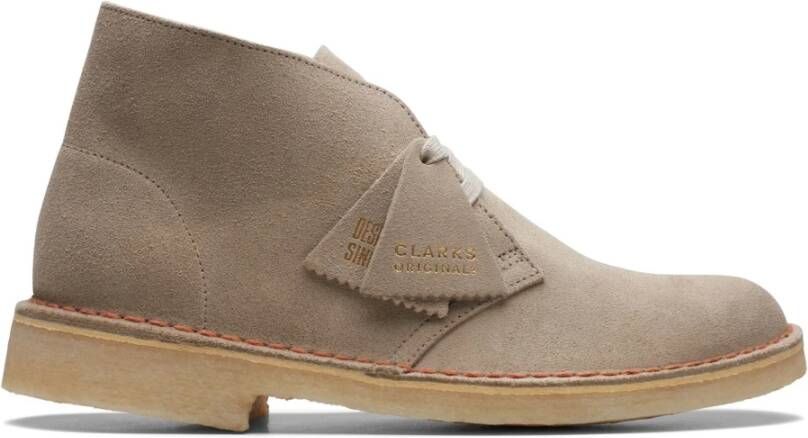 Clarks Klassieke Desert Boot Beige Heren