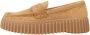 Clarks Shoes Clarks Dames Torhill Penny D 4 Light Tan Suede - Thumbnail 2