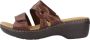 Clarks Koraal platte sandalen Brown Dames - Thumbnail 2