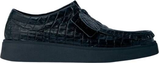 Clarks Krokodilreliëf Veterschoenen